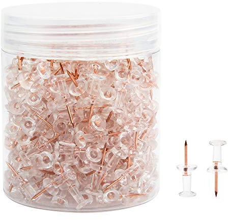 300 Stück Karte Nagel Pinnadeln Stecknadeln,Reißnägel Karte Nagel,Stecknadeln mit Kopf,Map Push Pins,Stecknadeln Pinnwand,Karte Nagel,für Tafel, Weltkarte, Cork Board