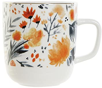 DKD Home Decor Taza de la Marca (380 ml) (2 Piezas) (Referencia: S3026030)