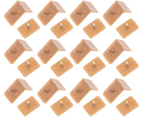 DOITOOL 30st Schlupfstollen Untere Schubladenführungen Kunststoff Holz Schubladenführungen Für Kommoden Schubladengleiter Aus Kunststoff Möbelpolster Schutz Büro Plastik Rechteck