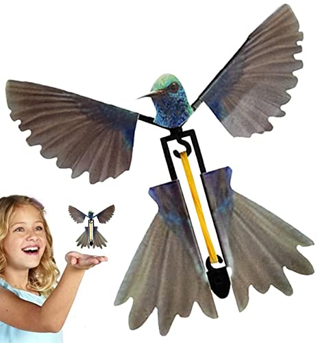 Outdoor Hummingbird Spielzeug, Künstliche Kolibri Outdoor fliegende Spielzeug-Set mit verschiedenen Farben, Stile, Outdoor-Simulation Fee Fliegen Magic Spielzeug Geschenk für Kinder, Jungen, Mädchen