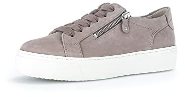 Gabor Damen Low-Top Sneaker, Frauen Halbschuhe,Wechselfußbett,Freizeitschuhe,Turnschuhe,Laufschuhe,straßenschuhe,Mauve,40.5 EU / 7 UK