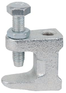 INDEX (Boite de 50) Pince de fixation rapide pour poutre - Zingué M6 - Accessoires isolation : plafond et cloison