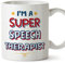 Mugffins Tasses pour ORTHOPHONISTE - En Anglais - Cadeau original - I'm Super - 11 oz / 330 ml