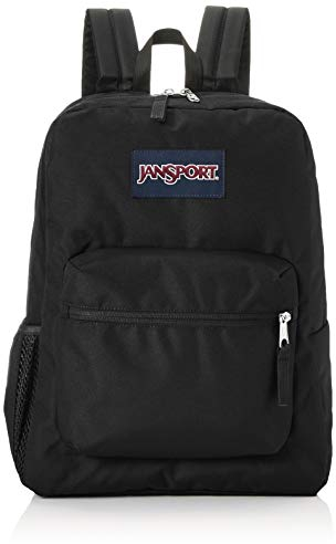 JanSport Cross Town Rucksack, Schwarz, Einheitsgröße, Schwarz, Classic