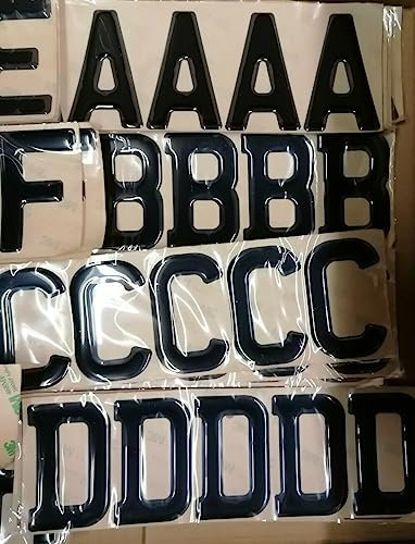 wigan store ltd 3D Gel Letters for Number Plates, Signs, Show Plate (7)
