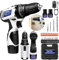 Cordless Drill Driver 16.8V, Cordless Combi Drill with 2 Batteries 1500mAh, 45N.m Electric Power Drill, 3/8 Chuck, LED Light, 18+1 Torque Small Battery Drill, 2 Speed, Cordless Screwdriver Drill Set