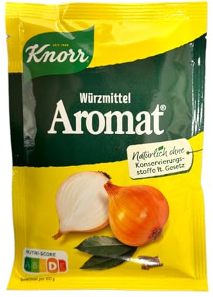 Knorr Aromat Nachfüllbeutel 100g - Natürliches Würzmittel ohne Konservierungsstoffe | Vielseitig zum Würzen und Verfeinern (1er Pack)