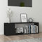 Rantry Casa Mobile TV Nero 100x24x32 cm in Truciolato, Mobile Porta TV, Mobiletto Basso per TV Tavolino da Salotto Supporto TV per Salotto