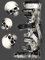 DERAYEE 8 Stück Halloween Deko Fenster, 21x28cm Fensterbilder für Halloween Party Deko