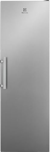 Elextrolux LRS3DE39U Frigorífico Combi, Libre Instalación, 396L, 186 cm, Dynamic Air, LowFrost, Cajón Extra Chill, Luces LED, Tirador Corto, Inox, Clase E