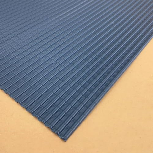 PVC Dekorative Fliesen für Modellbauten Simulierte graue Dachplatten für kreatives Basteln