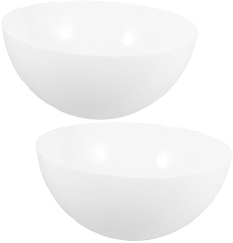 SKISUNO 2stücke Halbkreisförmige Kunststoff-pilz-lampenschirme Ersatz Für Stehlampen Hängeleuchten Und Tischlampen Für Stimmungsvolle Wohnraumausleuchtung