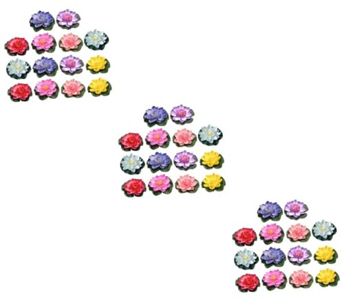 Alipis 3 Sätze Lotus Dekoration Wildblume Glyzinien Simulieren Solarbetriebene Wegebeleuchtung Tulpe Power Solar Lamps Seerosen Für Teich Hortensie Große Dekoration Plastik 14 Stück * 3