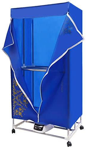 Secadora eléctrica armario portátil secadora de aire caliente plegable secadora eléctrica fácil de almacenar adecuado para el hogar unidad autocaravana dormitorio uso