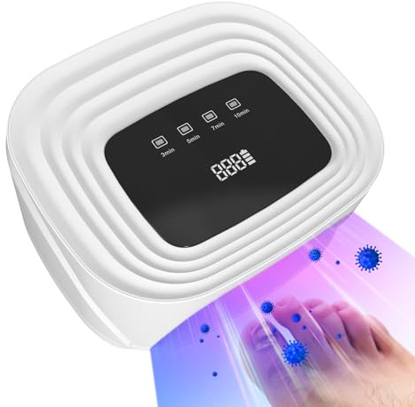 iKeener Nagelpilz Lasergerät gegen Nagelpilz, Drahtlos Blau und Rot Nagelpilz-therapiegerät mit 36pcs Lampe, für mehrere Zehennägel und Fingernägel