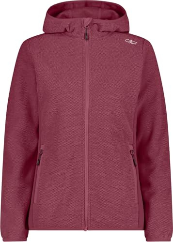 CMP WOMAN JACKET FIX HOOD PEONY - 46