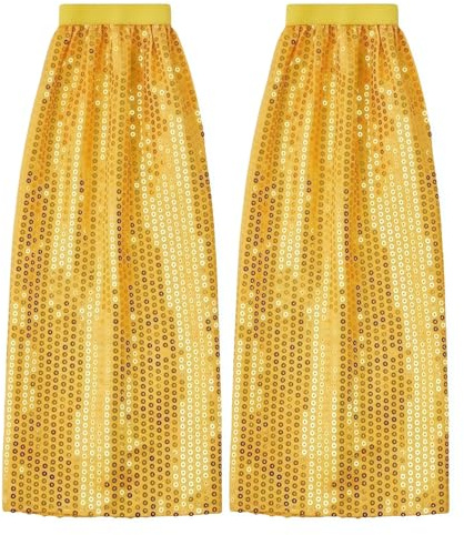 SamHeng Sparkly Sequins Leg Warmers Stretchy Leg Sleeves Party Fancy Dress | 1 Pair Shiny Sequin Leg Sleeves 70s Disco Accessories, Retro Glitter Legs Boot Cover Cuffs for Abba Carnival, Theme Party