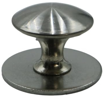 Ausi 4-Pack Drawer Knobs Stainless Steel Silver Cabinet Handles, Peel & Stick for Sliding Door, Glass Cabinet & Cupboard