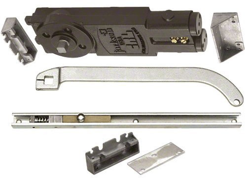 Jackson Reg. Duty Spring 90 Deg. Hold-Open Overhead Concealed Closer w/ U Offset Slide-Arm Package Almn