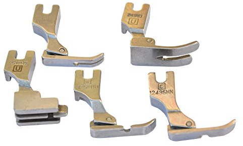 5 Presser Feet für Juki Industrie Nähmaschine