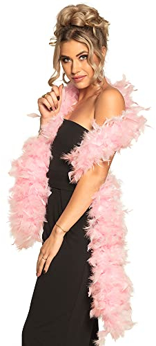 Boland - Federboa, ca. 180 cm, Accessoire, Showgirl-Kostüm, Karneval, Themenparty, Mottoparty