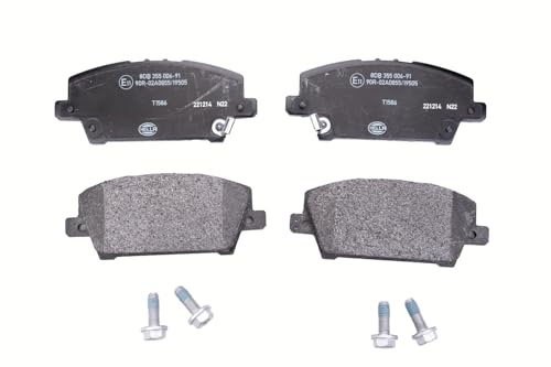 HELLA 8DB 355 006-911 Bremsbeläge - mit akustischer Verschleißwarnung | Kompatibel mit: HONDA CIVIC VIII Hatchback