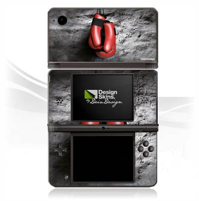 DeinDesign Skin kompatibel mit Nintendo DSi XL Folie Sticker Boxen Boxhandschuhe Sport