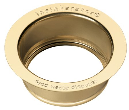 InSinkErator 75083D Garbage Disposal Kitchen Sink Drain Flange, 3 1/2 Inch Diameter, French Gold