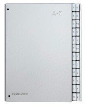 Pagna© Pultordner Color-Einband - Tabe A - Z, 24 F„cher, Farbe silber