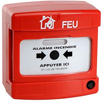LIFEBOX JOD-1 - LBXJOD110017 - Déclencheur - Déclencheur Manuel Incendie Rouge Nf