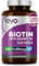 Biotin Hair Growth Supplement 12,000mcg with Coconut Oil | 400 High Strength Tablets for - 13 Month Supply Vitamin B7 Supports Normal Skin & Made in UK by EVO Nutrition