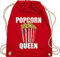 Shirtracer Turnbeutel Rucksack - Karneval & Fasching - Taschen - Popcorn Queen I Knallmais I Puffmais I Popcorn Liebhaber I Pop Corn - Unisize - Rot - tasche karnevalsbeutel faschings popkorn beutel