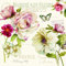 20 Servietten Blumen im alten Look | Vintage | Decoupage | Serviettentechnik 33x33cm
