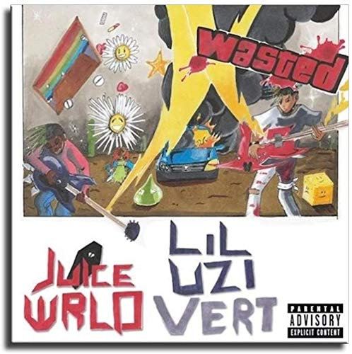 YYLPRQQ Juice Wrld Poster The Album Cover Picture Art Print Canvas Wall Decoration -40X60Cm