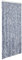 vidaXL Moustiquaire Rideau d'Insectes de Porte Rideau Contre Mouches Moustiques Caravane Extérieur Maison Mobile Bleu et Blanc 90x200 cm Chenille