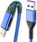iPhone Charger, [Apple MFi Certified] 3Pack 10FT Lightning Cable for Long Charger Cable, Fast Charging Cord Compatible with with iPhone Xs Max/XS/XR/X/8/7/6S/6/Plus/SE/iPad(Blue)