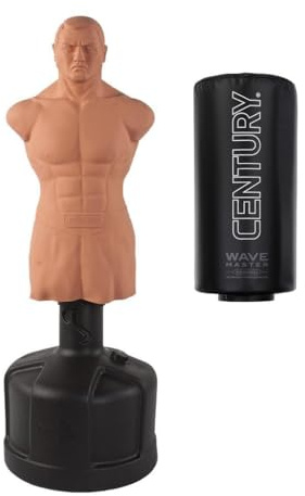 Century BOB XL & Wavemaster Combo | Ships in Two Boxes | Freestanding Punching Bag with Extra Large Punching Dummy | Adult Boxing Training Equipment | Punching Bag Stand with Head & Torso Mannequin