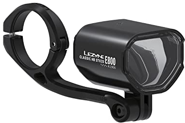 LEZYNE Unisex – Erwachsene EBIKE Classic HB STVZO E800, Schwarz, Einheitsgröße
