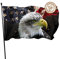 Amerikanische Adler-Flagge, doppelseitig, Freiheits-Flagge, USA, Gedenktag, 4. Juli, Unabhängigkeitstag, 9/11 Flagge, langlebig, lichtbeständig, für Haus und Garten