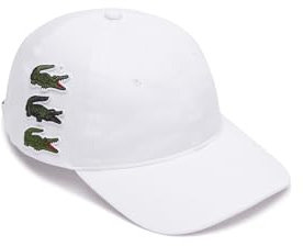Lacoste Mixte Rk3523 casquette, Blanc, Taille unique EU