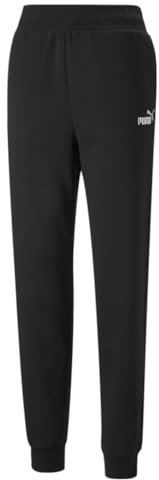 PUMA Damen ESS+ Embroidery High-Waist Pan Strickhose, Schwarz, XXL