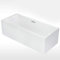 AQUADE Badewanne 180x80 Komplett-Set mit Schürze Wannenfüßen Standard Ab- Überlaufgarnitur Rechteck-Badewanne aus Sanitäracryl Modell: Neu-Ulm 180 x 80 cm