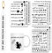 ALLAVA 6 Stück Kerzentattoos (200+ Muster), Wasserschiebefolie kerzen, Kerzensticker Kerzenfolie für Kerze Tasse DIY Geschenk, Kerzen Dekorieren, Kerzensprüche (Stil B)