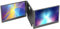 Triplo Monitor Portatile, 14 Pollici 1080P HDR IPS Triplo Schermo per Laptop con Supporto Regolabile, per Laptop, Computer Individuali, Telefoni Cellulari, PS3/4, Xbox One (X90