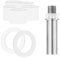 50PCS Fitschenringe aus Kunststoff Zimmertüren Unterlegscheiben Türscharnier Ø10mm x 15mm x 1mm Nylon Montageringe Ohne Abriebspuren für Zimmertüren