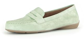 Gabor Damen Slipper, Frauen Slip On,Schlupfschuhe,schluepfschuhe,College Schuhe,Businessschuhe,Slip-ons,Mokassins,Halbschuhe,Mint,42 EU / 8 UK