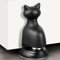Door Stops, Magnetic Door Stop for Bottom Heavy Duty Door Stopper Black Cat Wall Protector Keep Door Open Doorstops