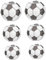 Yardenfun Fussball Party Deko 6 Stück Fußball Papierlaterne Fußballform Laternen Diy Papierlaterne Szenenlaterne Papierlaternen Fußball Dekorationen Dekorative Laterne Deckenlaterne Hängende