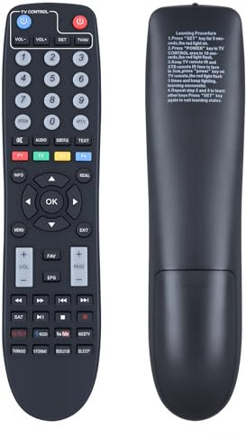 TRUCKON Neue SX RCU 03 Ersatzfernbedienung passend für ASAT HDR No.1 & S2-IP/WL & IP 4K / WL sfx6018 Octagon SX RCU 03 SF8008, SX87, SX88, SX89, SX888, SX889, SX988, SFX6008, SFX6018