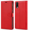 VEGOSCASE Coque pour Huawei P30 Lite, Etui Housse en Cuir PU, Pochette de Portefeuille, Étui de Protection avec Blocage du Signal RFID pour Huawei P30 Lite, Rouge
